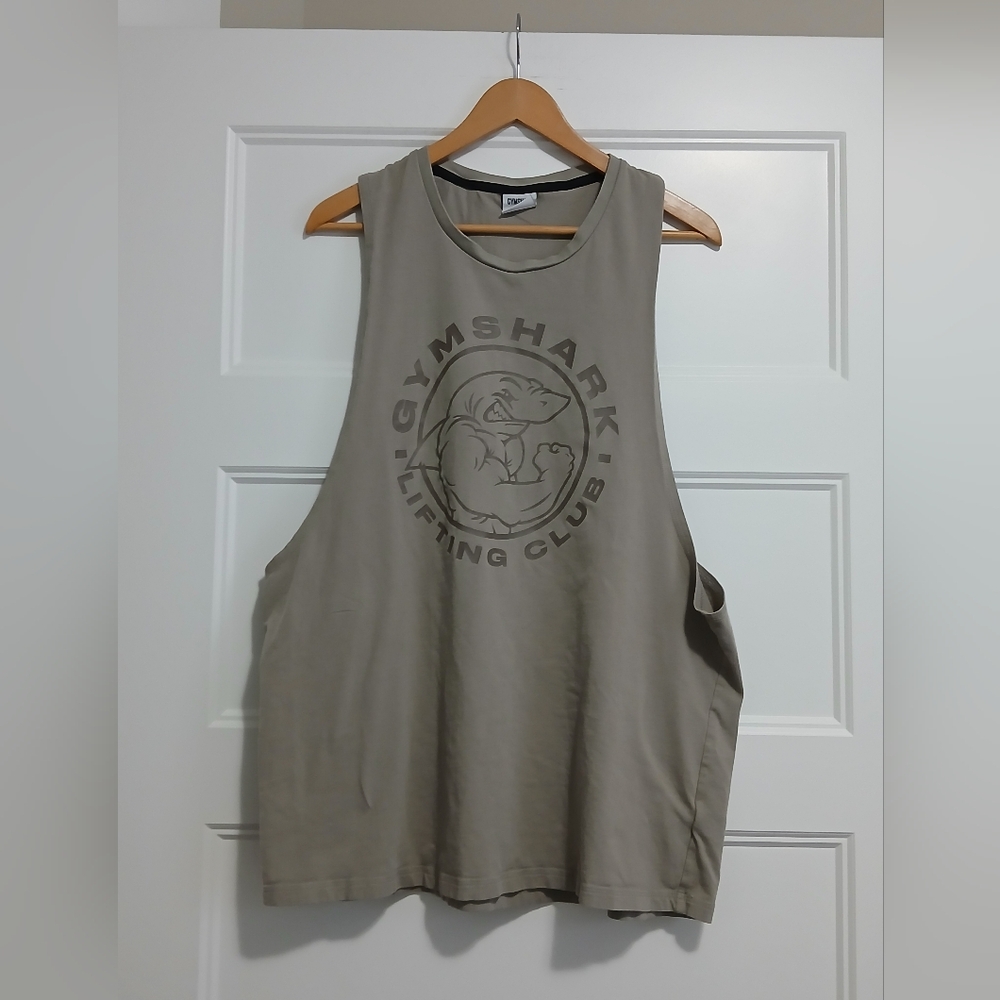 Gymshark Tan Sleeveless Tank Top Xxl